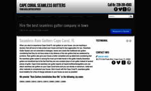 Capecoralseamlessgutters.com thumbnail