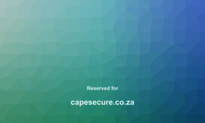 Capesecure.co.za thumbnail