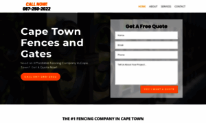 Capetownfencecompany.co.za thumbnail