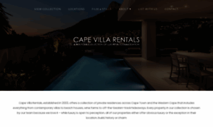 Capevillarentals.com thumbnail