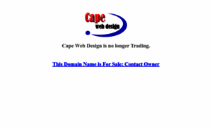 Capewebdesign.co.za thumbnail
