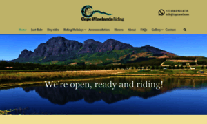 Capewinelandsriding.co.za thumbnail