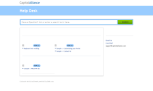 Capitalalliance.desk.com thumbnail