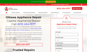 Capitalappliancerepair.ca thumbnail
