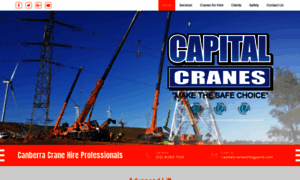 Capitalcranesact.com.au thumbnail