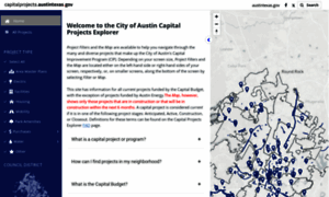 Capitalprojects.austintexas.gov thumbnail