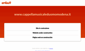 Cappellamusicaleduomomodena.it thumbnail