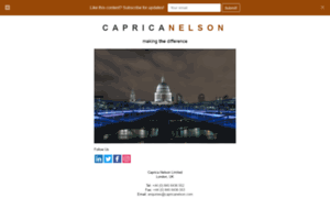 Capricanelson.com thumbnail