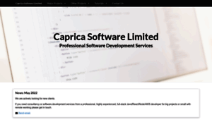 Capricasoftware.co.uk thumbnail