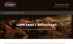 Caprifamilyrestaurant.ca thumbnail