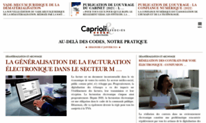 Caprioli-avocats.com thumbnail