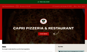 Capripizzeriarestaurant.com thumbnail