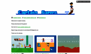Captaingames.itch.io thumbnail