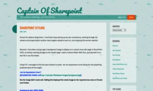 Captainofsharepoint.wordpress.com thumbnail