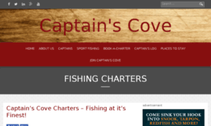 Captainscovecharters.com thumbnail