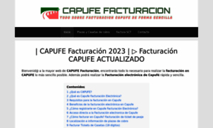 Capufefacturacion.com thumbnail