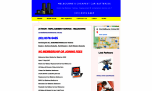 Car-batteries-melbourne.com.au thumbnail