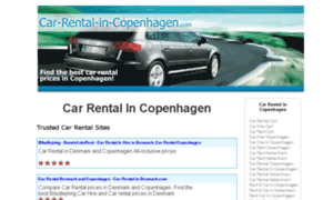 Car-rental-in-copenhagen.com thumbnail