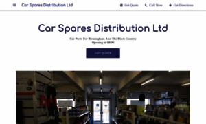 Car-spares-distribution-ltd.business.site thumbnail