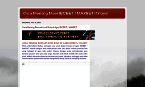 Caramenangmainibcbetmaxbet-77royal.blogspot.com thumbnail