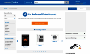 Caraudio.manualsonline.com thumbnail