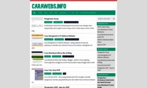 Carawebs.info thumbnail