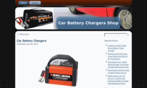 Carbatterychargersshop.com thumbnail