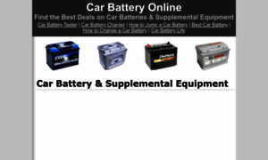 Carbatteryonline.net thumbnail