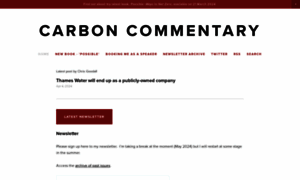 Carboncommentary.com thumbnail