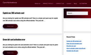 Cardactivation.org thumbnail