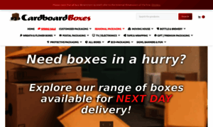 Cardboardboxes.co.uk thumbnail