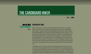 Cardboardhiker.wordpress.com thumbnail