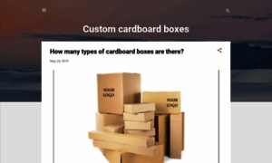 Cardboardwholesaleboxes.blogspot.com thumbnail