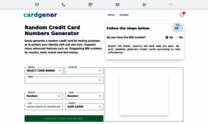 Cardgener.com thumbnail
