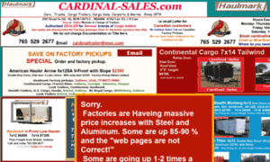 Cardinalsales.homestead.com thumbnail