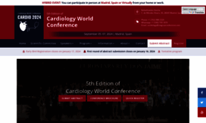 Cardiologyworldconference.com thumbnail