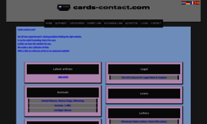 Cards-contact.com thumbnail