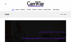 Care-wise.com thumbnail