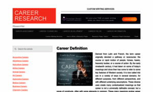 Career.iresearchnet.com thumbnail