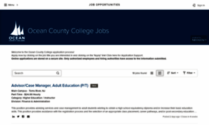 Career.ocean.edu thumbnail