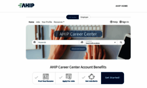 Careercenter.ahip.org thumbnail