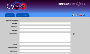 Careercompanion.cv-creator.com thumbnail