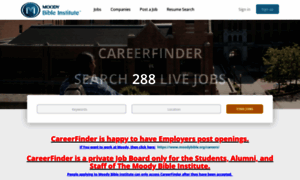 Careerfinder.moody.edu thumbnail