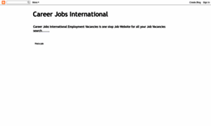 Careerjobsinternational.blogspot.com.es thumbnail