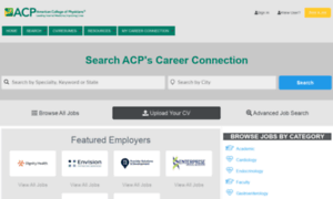 Careers.acponline.org thumbnail