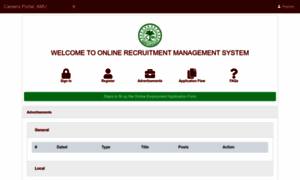 Careers.amuonline.ac.in thumbnail