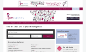 Careers.apm.org.uk thumbnail