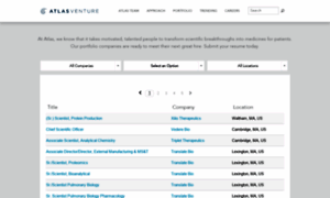 Careers.atlasventure.com thumbnail