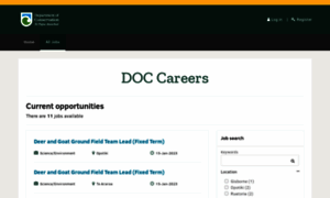 Careers.doc.govt.nz thumbnail