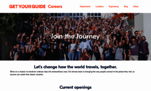 Careers.getyourguide.com thumbnail